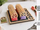 [Laser cut and engrave] Flower Shaped Embroidery Floss Organizer with Thread Bobbins Laser Cut Bundle. Crafting and Sewing