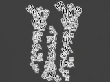 [Laser cut and engrave] Wandaufkleber mit lachendem Haha Schriftzug im Joker Stil