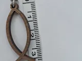 [Laser cut and engrave] Ohrringe mit christlichem Fischsymbol aus Holz