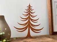 [Laser cut and engrave] Minimalist Wooden Christmas Tree Tabletop Ornament