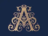 [Laser cut and engrave] Lettre A ornementale dorée sur fond violet
