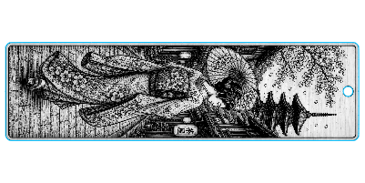 Serene Geisha Bookmark.xs