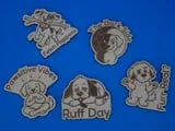 [Laser cut and engrave] 🐶 Paws & Puns: 5 Funny Dog Pun Fridge Magnets