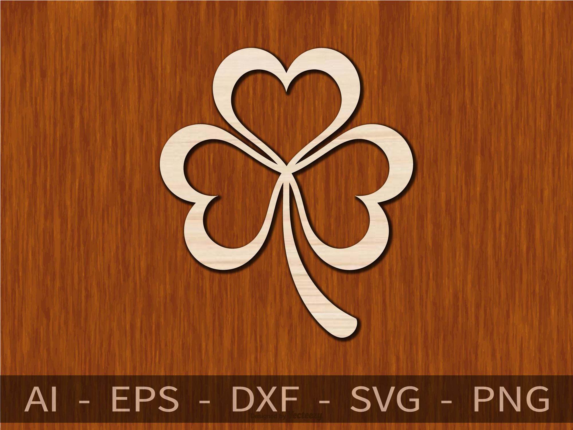 [Laser cut and engrave] Clover - Laser Cutting Design Bundle