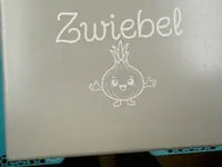 [Laser cut and engrave,DTF Printing,DTG,UV printing,Screen printing,Blade cut,Foil transfer,Inkjet printing] Zwiebel Aufbewahrungsbox mit Zwiebelmotiv