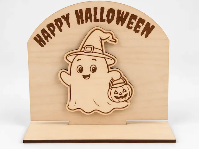 Happy Halloween Ghost Tabletop Sign