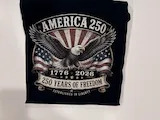 [DTF Printing] America 250 Years of Freedom Eagle Graphic T-Shirt