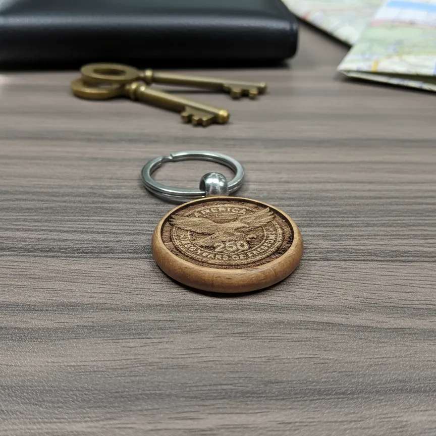 Wooden Keychain