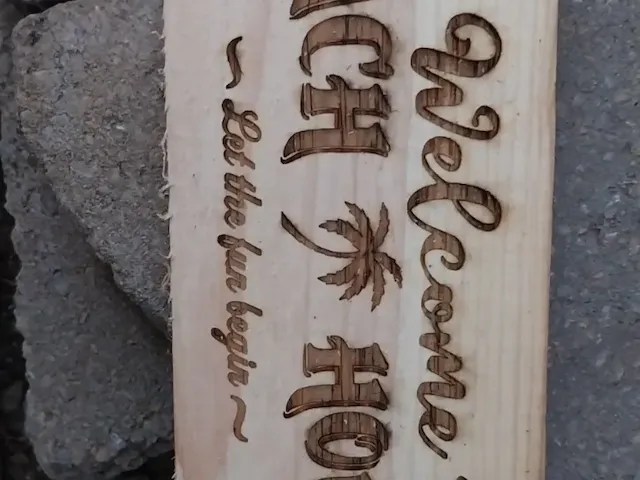 beach house sign