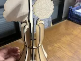[Laser cut and engrave] Bouquet de fleurs en bois à poser