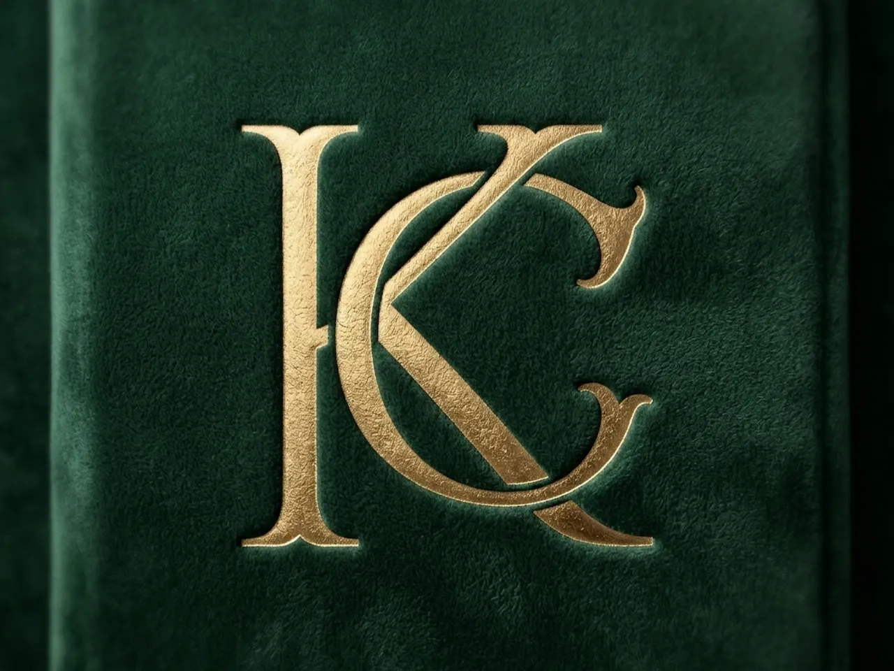 [Laser cut and engrave] KC Elegant Luxury Beauty Monogram