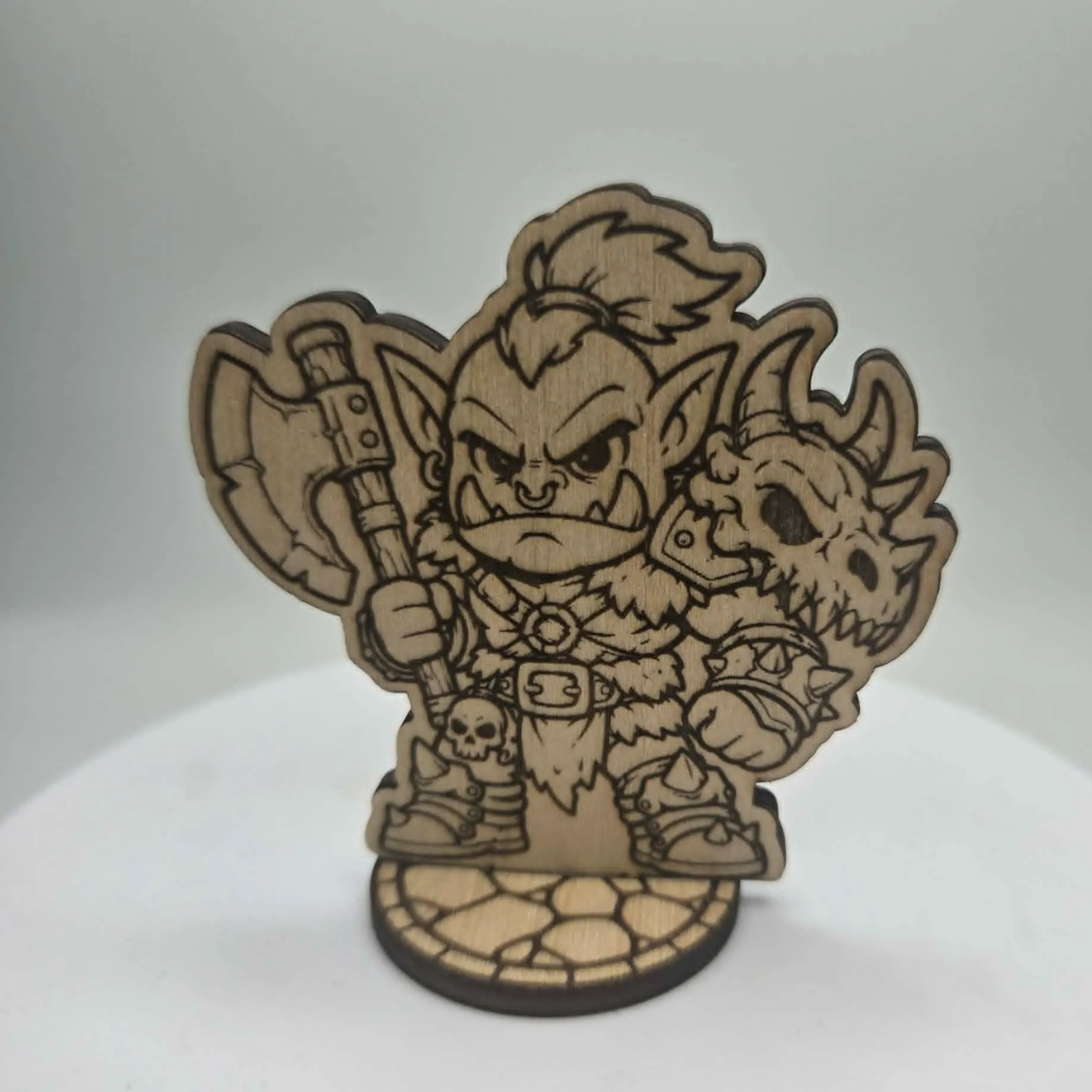[Laser cut and engrave] Tiny Tavern Heroes – Orc Warrior