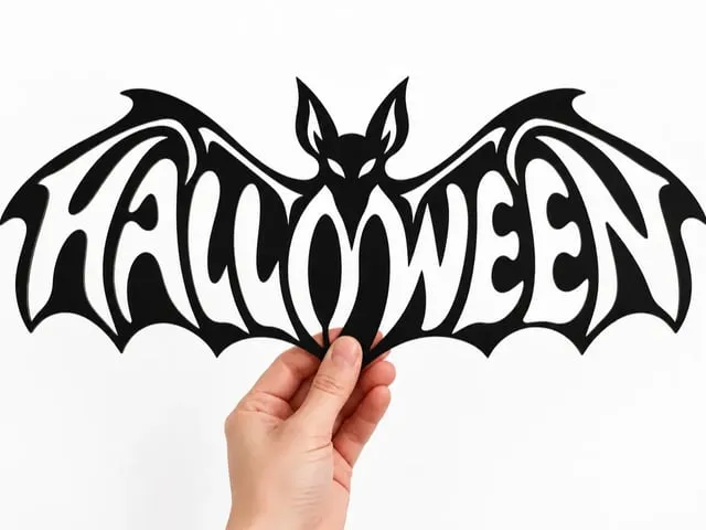 HALLOWEEN - DECORAZIONI MURALI - PIPISTRELLO