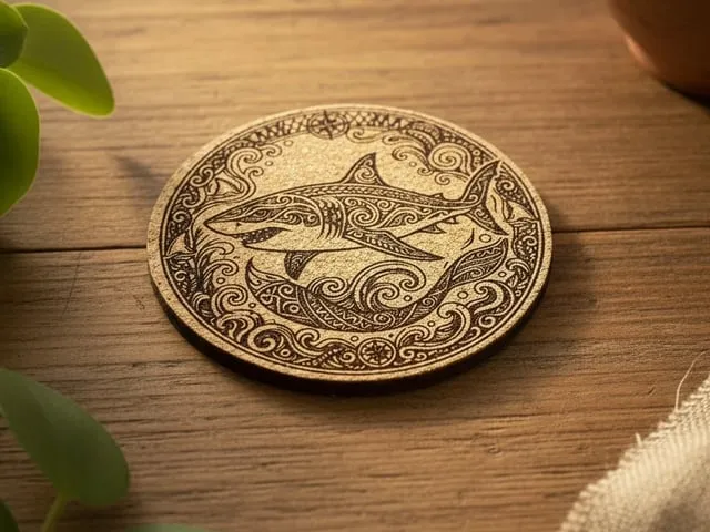 Untersetzer Hai / Coaster Shark