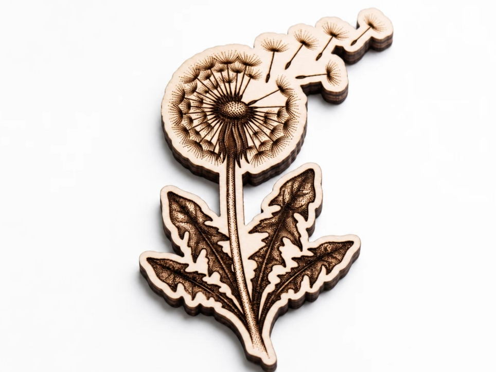 Dandelion Flower Wall Art Cutout