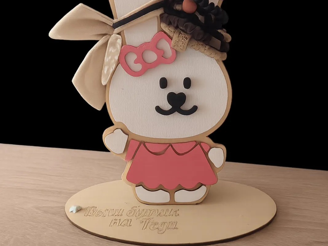 Bunny Hair Tie Holder