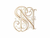 [Laser cut and engrave] SN Elegant Interwoven Monogram Logo