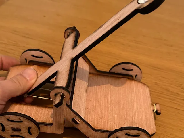 Mini catapulte en bois à assembler