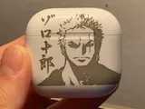 [Laser cut and engrave] Étui pour écouteurs avec illustration de Roronoa Zoro