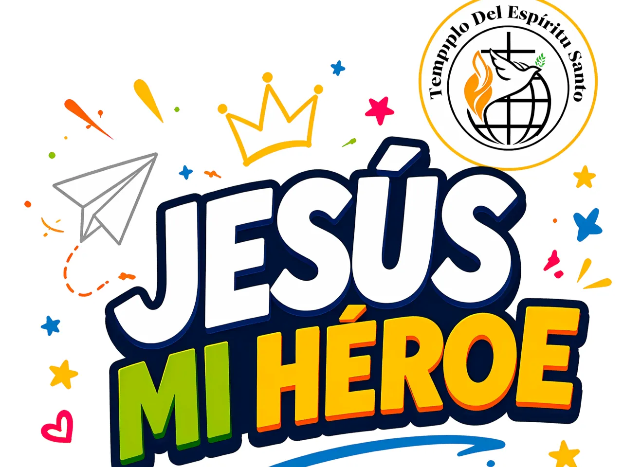 [DTF Printing,Heat Press] Jesus My Hero Religious Graphic Design for Children