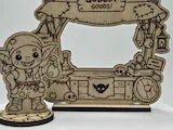 [Laser cut and engrave] Goblin Goods Fantasy Market Stall Tabletop Miniature