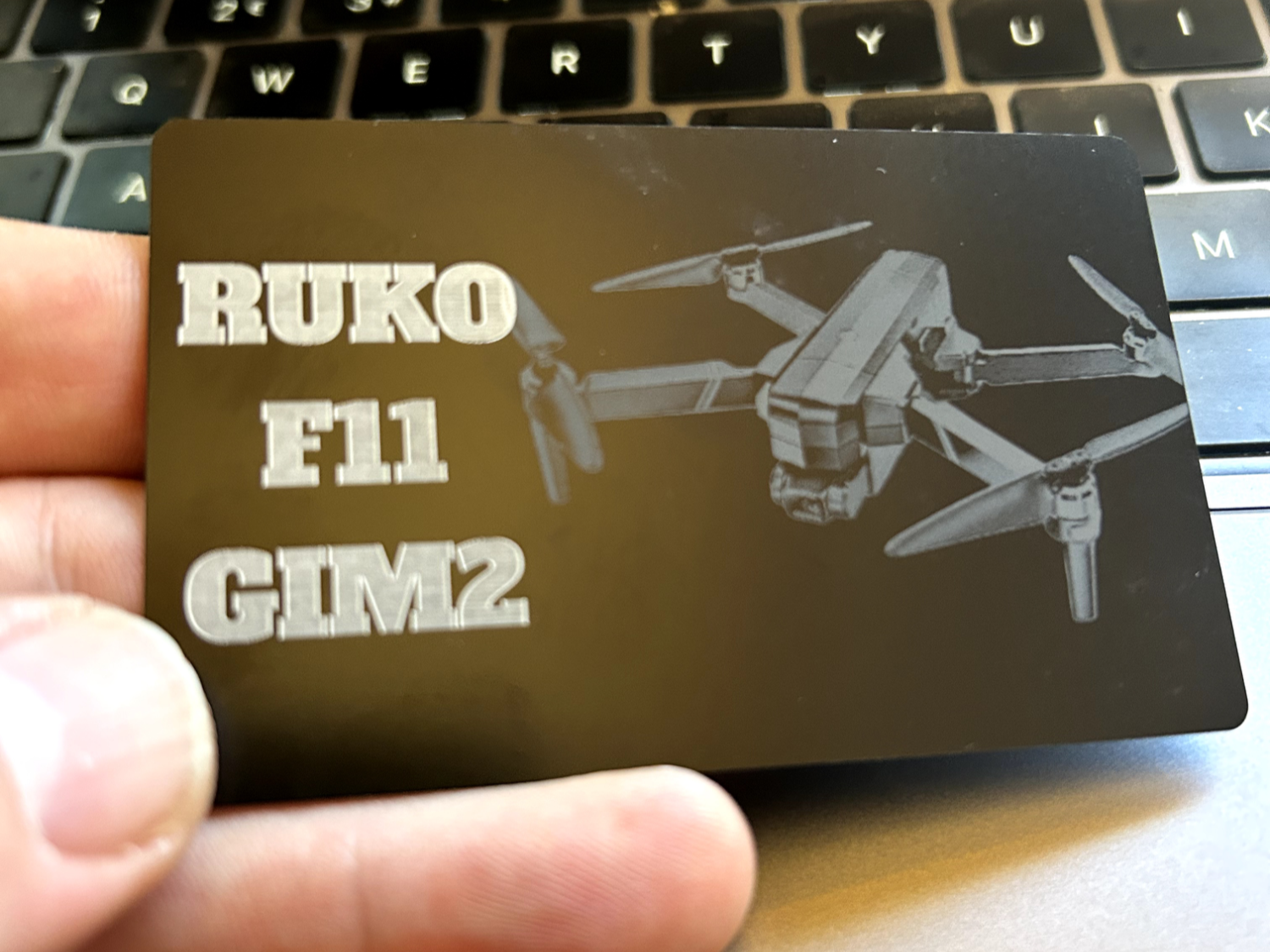Ruko F11 GIM2 Drone Identification Card