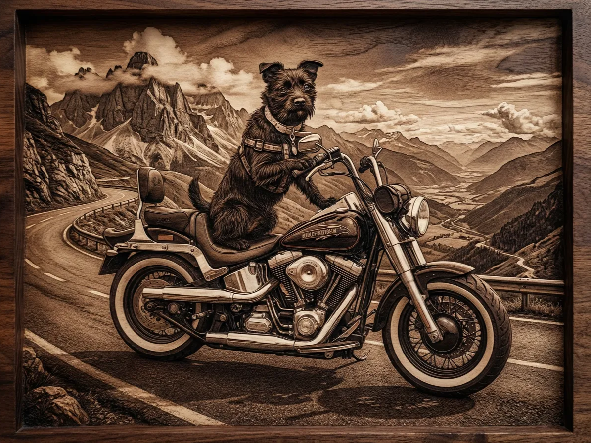PATTERDALE ON HARLEY DAVIDSON