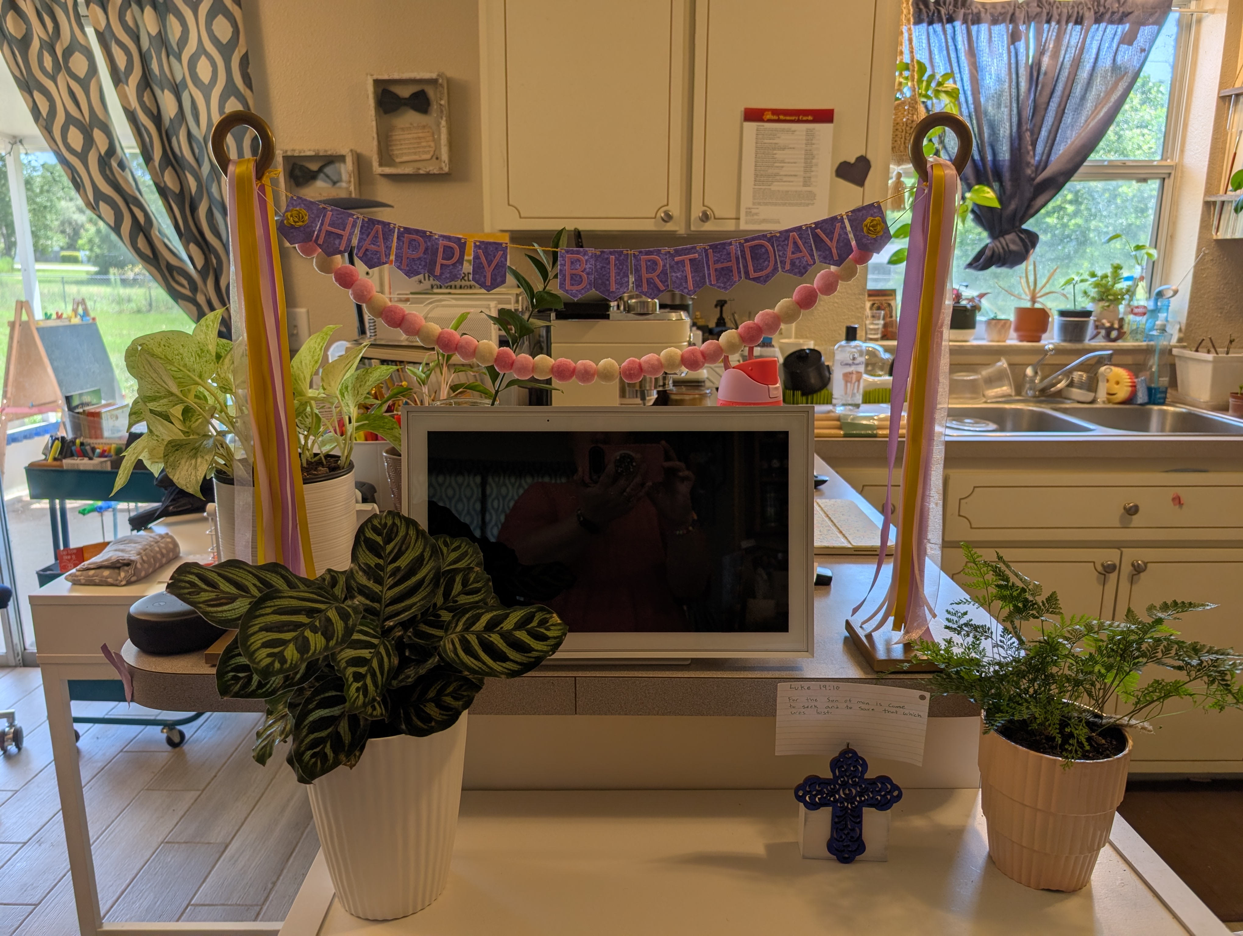 [Laser cut and engrave] Happy Birthday Cake Topper and Party Banner Set- MINI sized