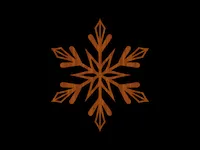[Laser cut and engrave] Snowflake Collection Laser Cut Bundle