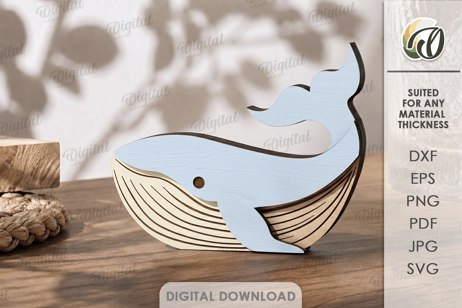 [Laser cut and engrave] 3D Animal Shelf Sitters Bundle. Home Wildlife Decor Lasercut File. Nursery Bookshelf Decoration. Butterfly. Turtle. Whale. Snail. Bird stand