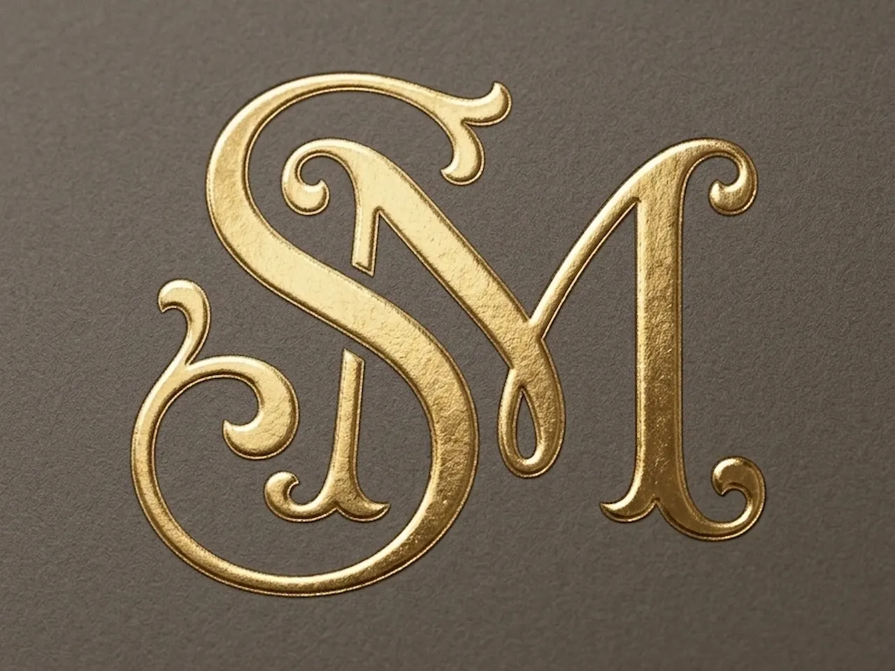 [Laser cut and engrave] SM Modern Luxury Monogram – Sophisticated S & M Initial Mark for Premium Weddings, Branding, Engraving & Laser Cut Projects