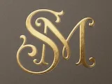 [Laser cut and engrave] SM Modern Luxury Monogram – Sophisticated S & M Initial Mark for Premium Weddings, Branding, Engraving & Laser Cut Projects