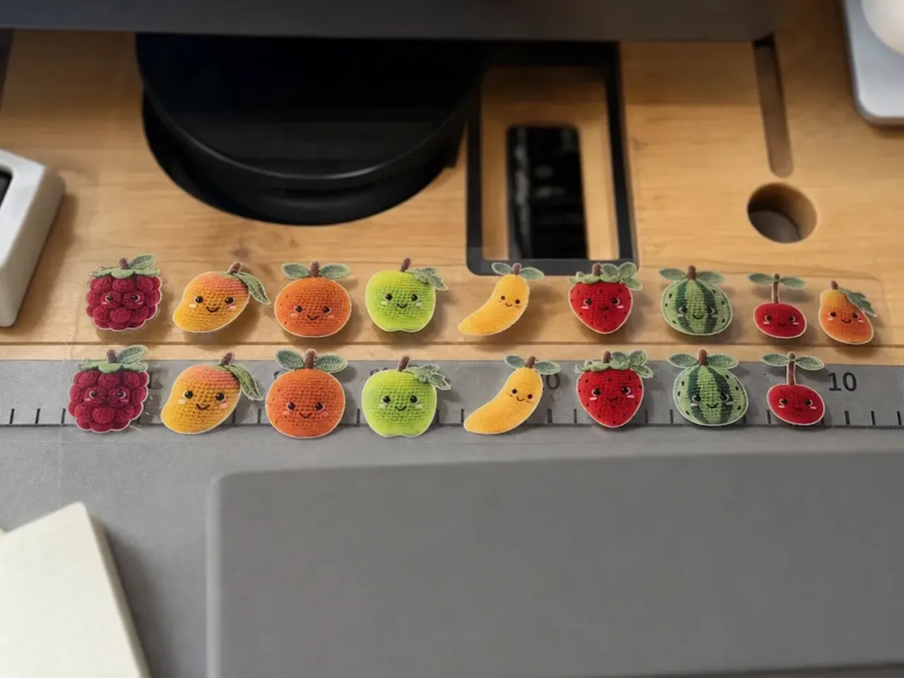 [Inkjet printing,Other] Cute Kawaii Fruit Stickers with Smiling Faces