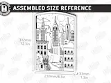 [Laser cut and engrave] Layered Wooden Cityscape Wall Art with Integrated LED Lighting Laser Cut Bundle. Wall Decor. 3D Night Light