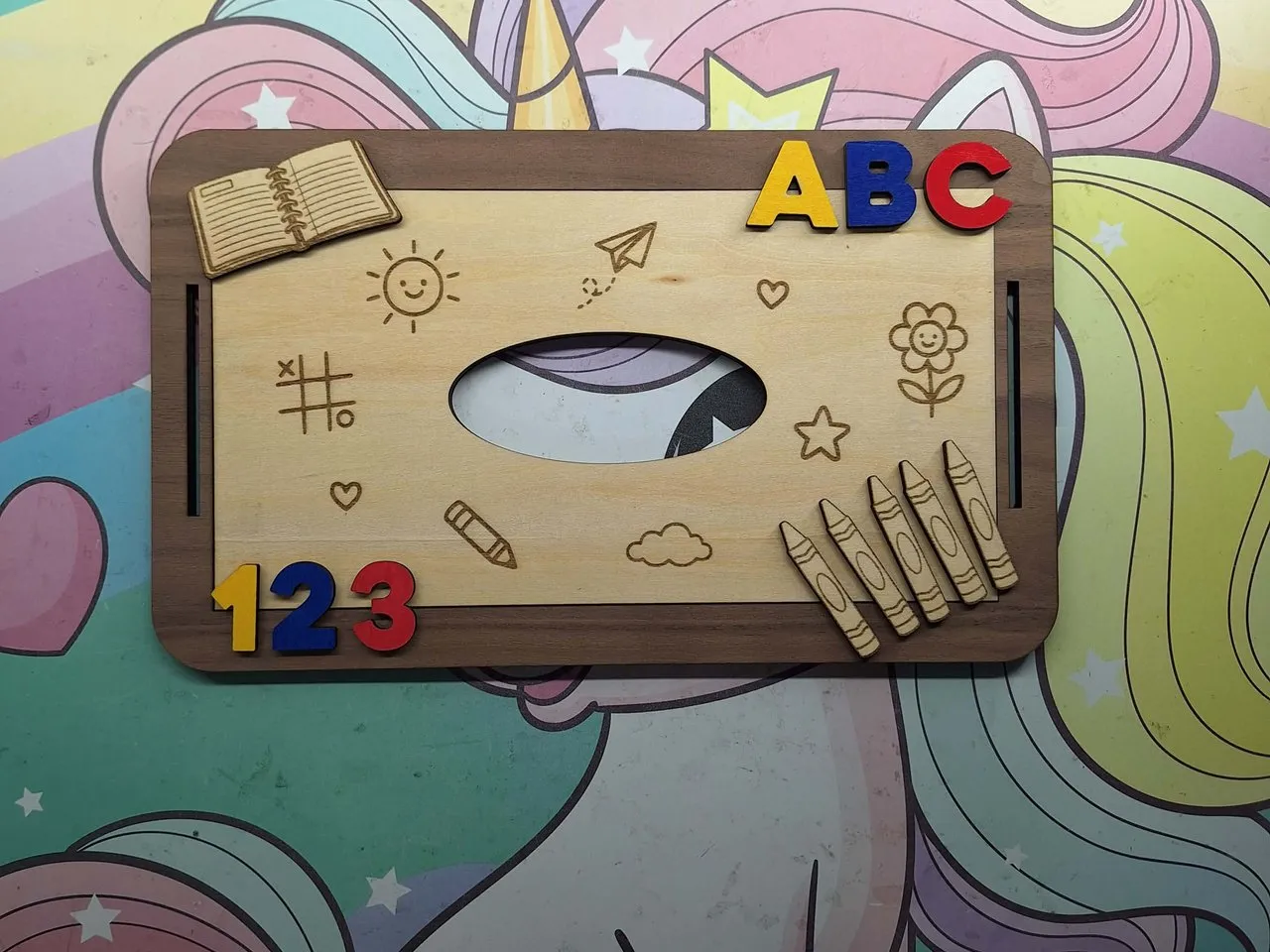 School Tissue Box instruction: step 3 - 