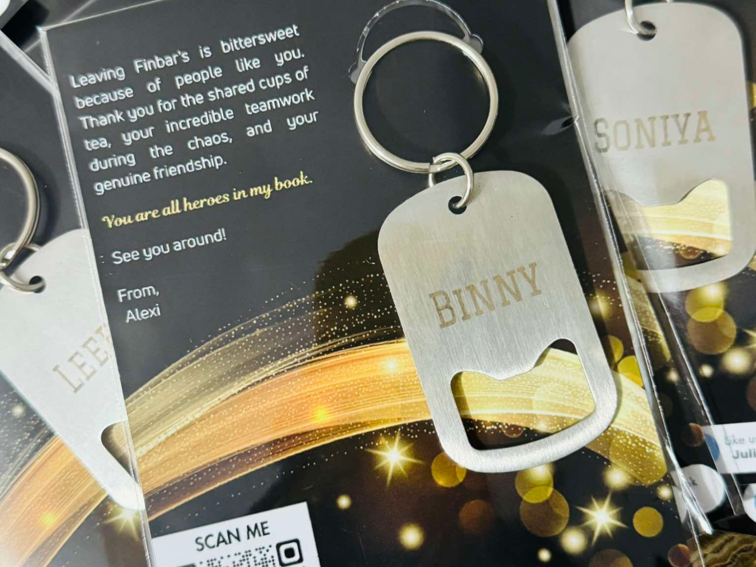 Stainless steel keychain