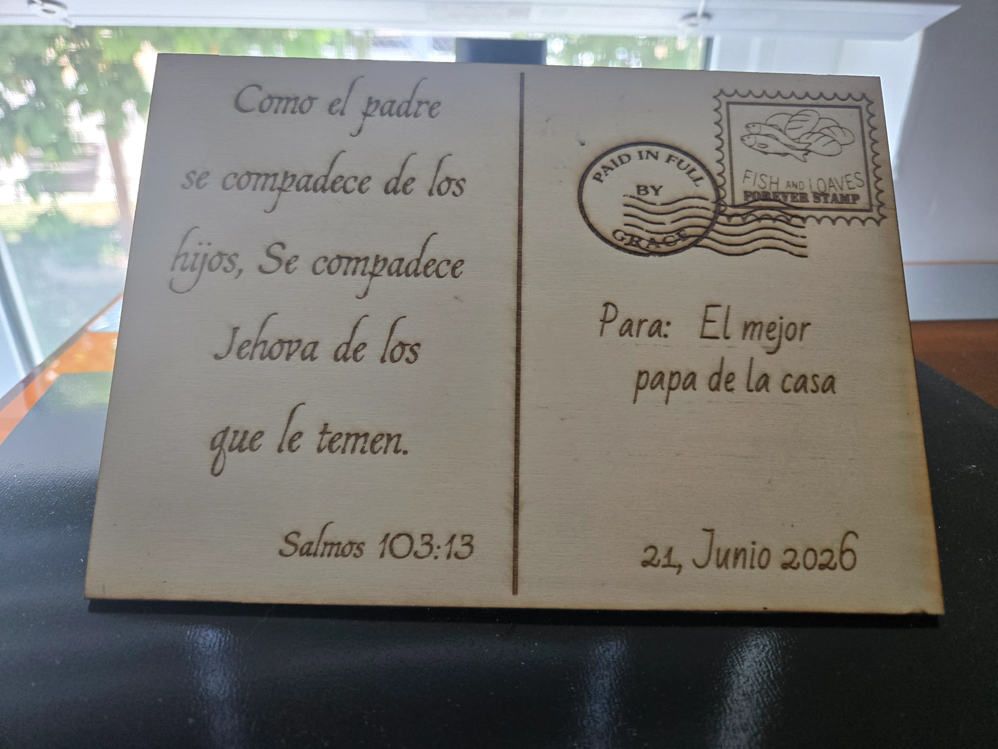 Father's Day Post Card for Fishermen
