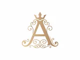[Laser cut and engrave] A Crown Monogram – Royal Initial with Regal Crown for Wedding Signs, Luxury Branding, Laser Cut Décor & Engraving