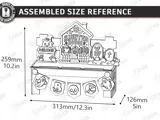 [Laser cut and engrave] Halloween Tiered Tray Display Set with Potion Lab and Haunted House Signs Laser Cut Bundle