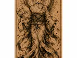 [Laser cut and engrave] Angel Geisha Wooden Bookmark with Traditional Japanese Illustration