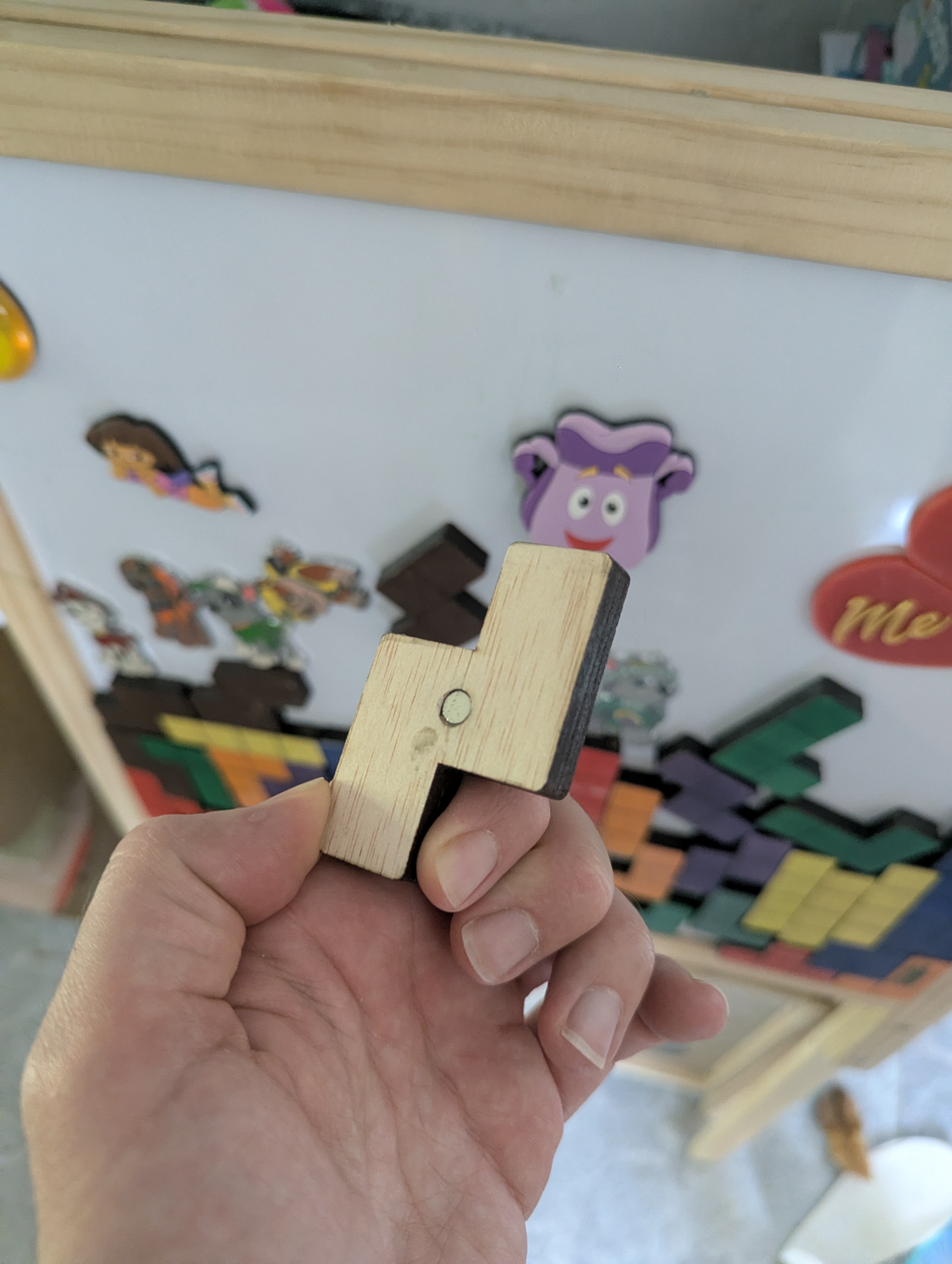 [Laser cut and engrave] Laser Cut Tetris Set