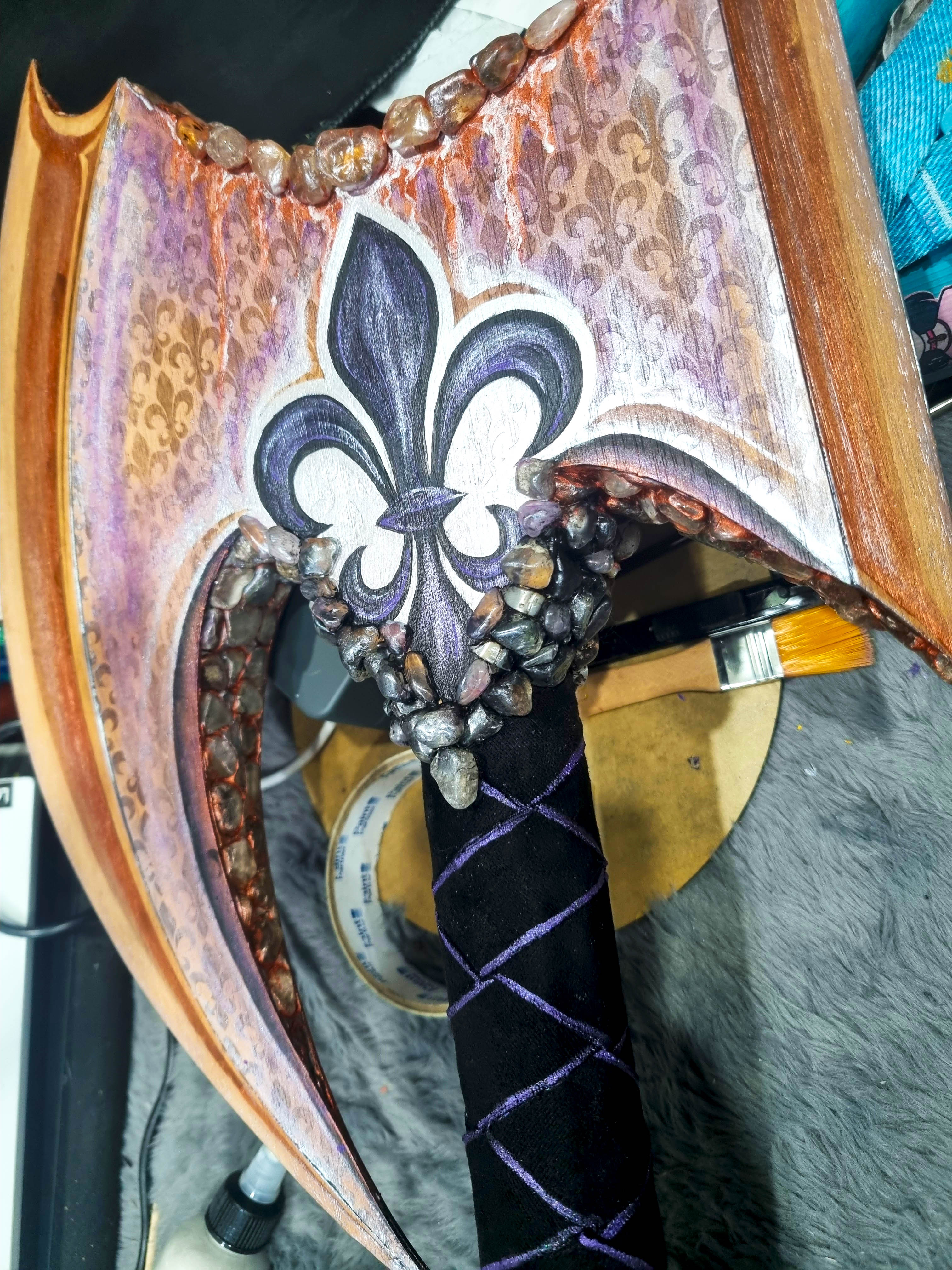 [Laser cut and engrave] Cosplay Fantasy DIY Axe of Inner Strength. Make it & Memories that Matter to You.