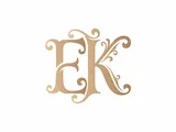 [Laser cut and engrave] EK Romantic Wedding Monogram – Flowing Intertwined Initials for Laser Cut Décor, Cake Toppers, Invitations & Engraving
