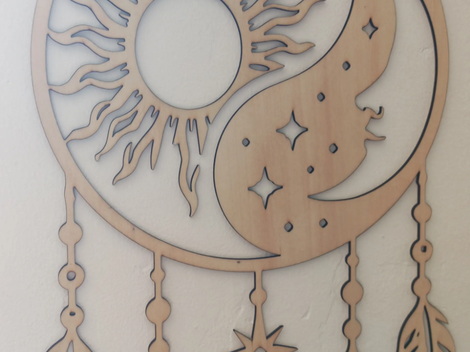Attrape réves soleil lune
