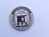 [UV printing] Pamětní mince s motivem tiskárny xTool O1 Omni Printer