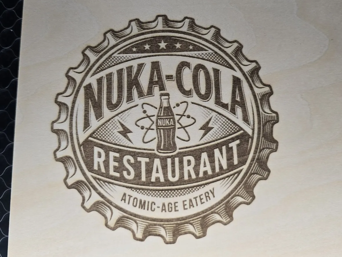 Nuka-Cola Restaurant Bottle Cap Sign