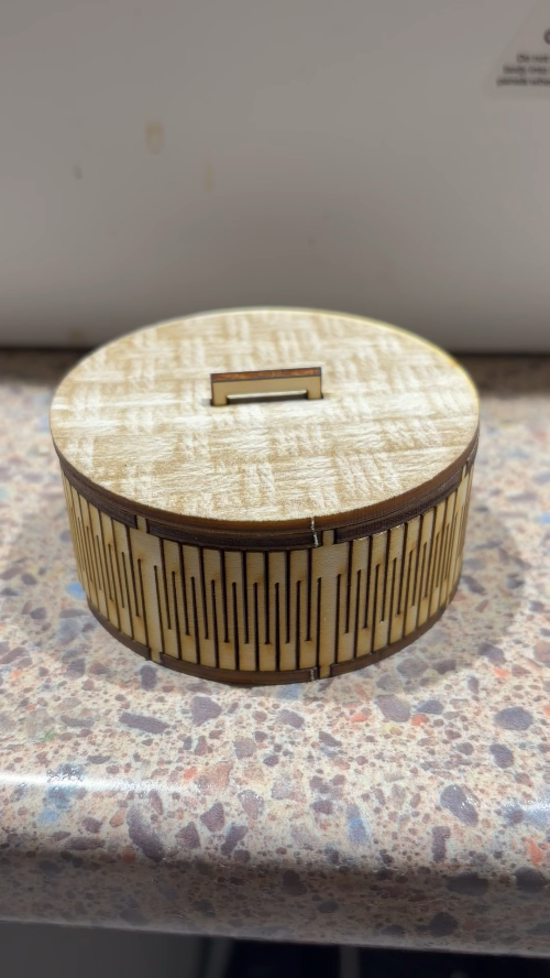 [Laser cut and engrave] Wooden Dumpling Figurines with Miniature Steamer Basket