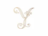 [Laser cut and engrave] Y Romantic Luxury Wedding Monogram – Elegant Bridal Initial for Laser Cut Signs, Cake Toppers, Invitations, Engraving & Cricut