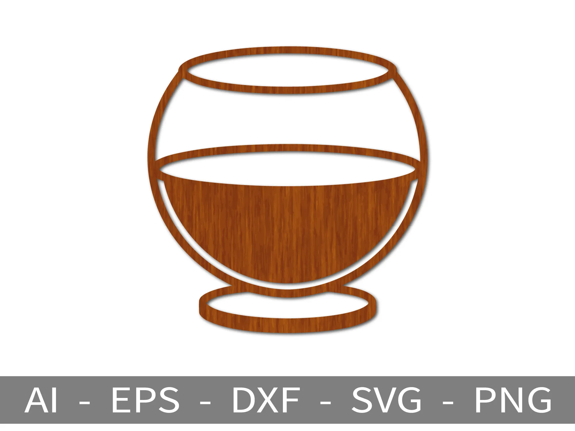 Fish Bowl - Laser Cutting Design