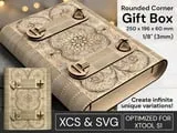 [Laser cut and engrave] Rounded Gift Box With Closure